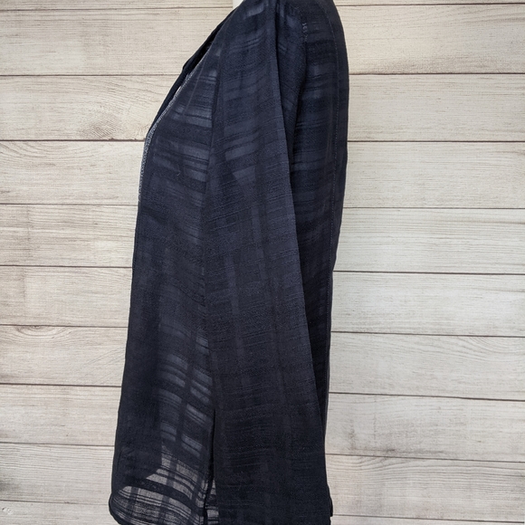 Max Studio blue size med. tunic, peasant, boho top - Picture 3 of 11